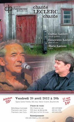 Concert-bénéfice 2012